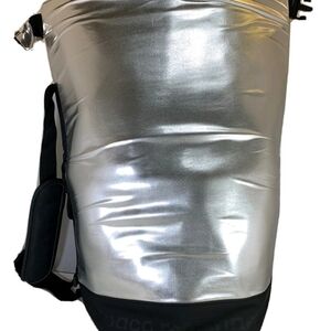 Paco Rabanne Invictus Silver  Specious Stylish Unique Silver Men's Bag NWB